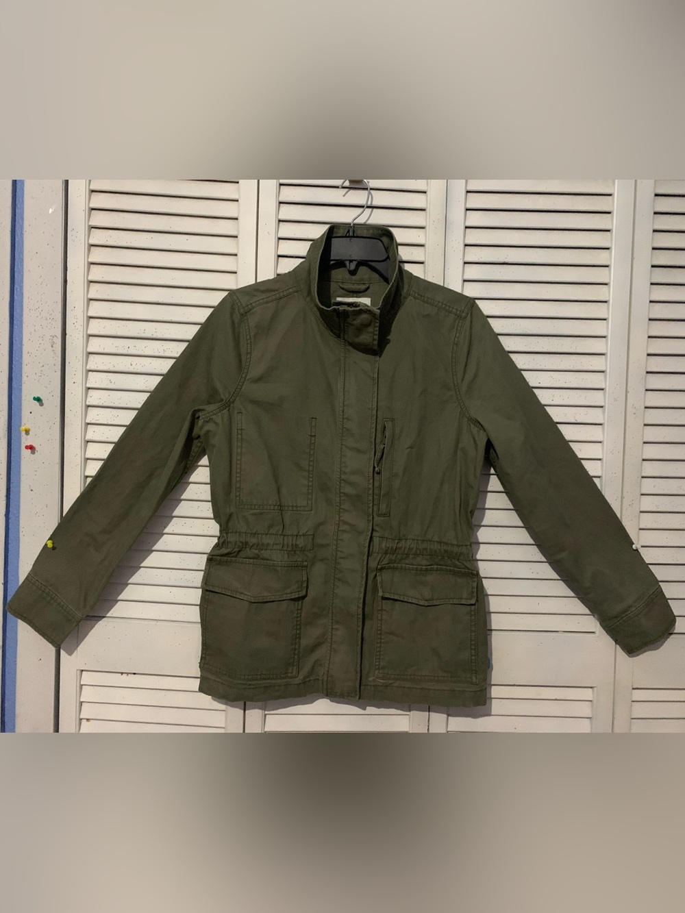 Madewell Army Green Military Style Utility Jacket Small